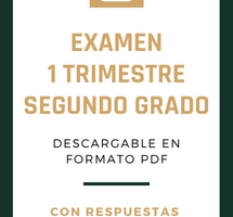 Examen segundo grado de primaria (1er Trimestre)